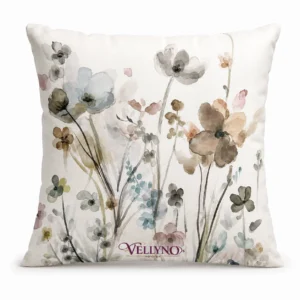 Vellyno | Floral Velvet Pillow Covers Set of 2