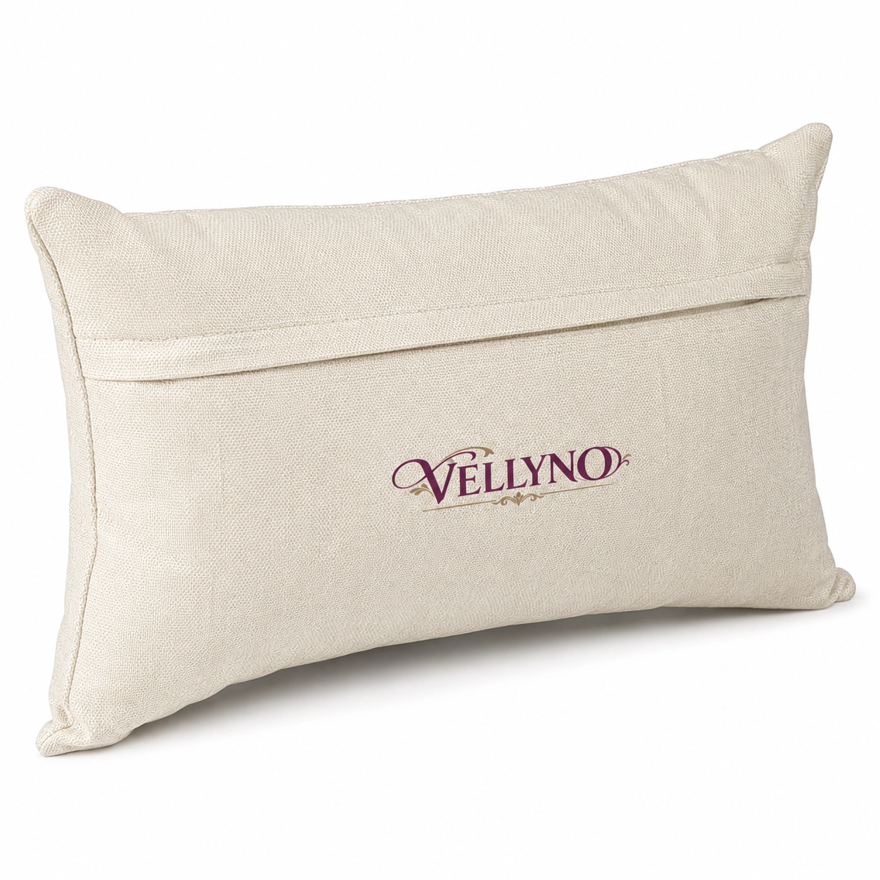 Vellyno | Teal Bird Lumbar Pillow Cover - Image 4